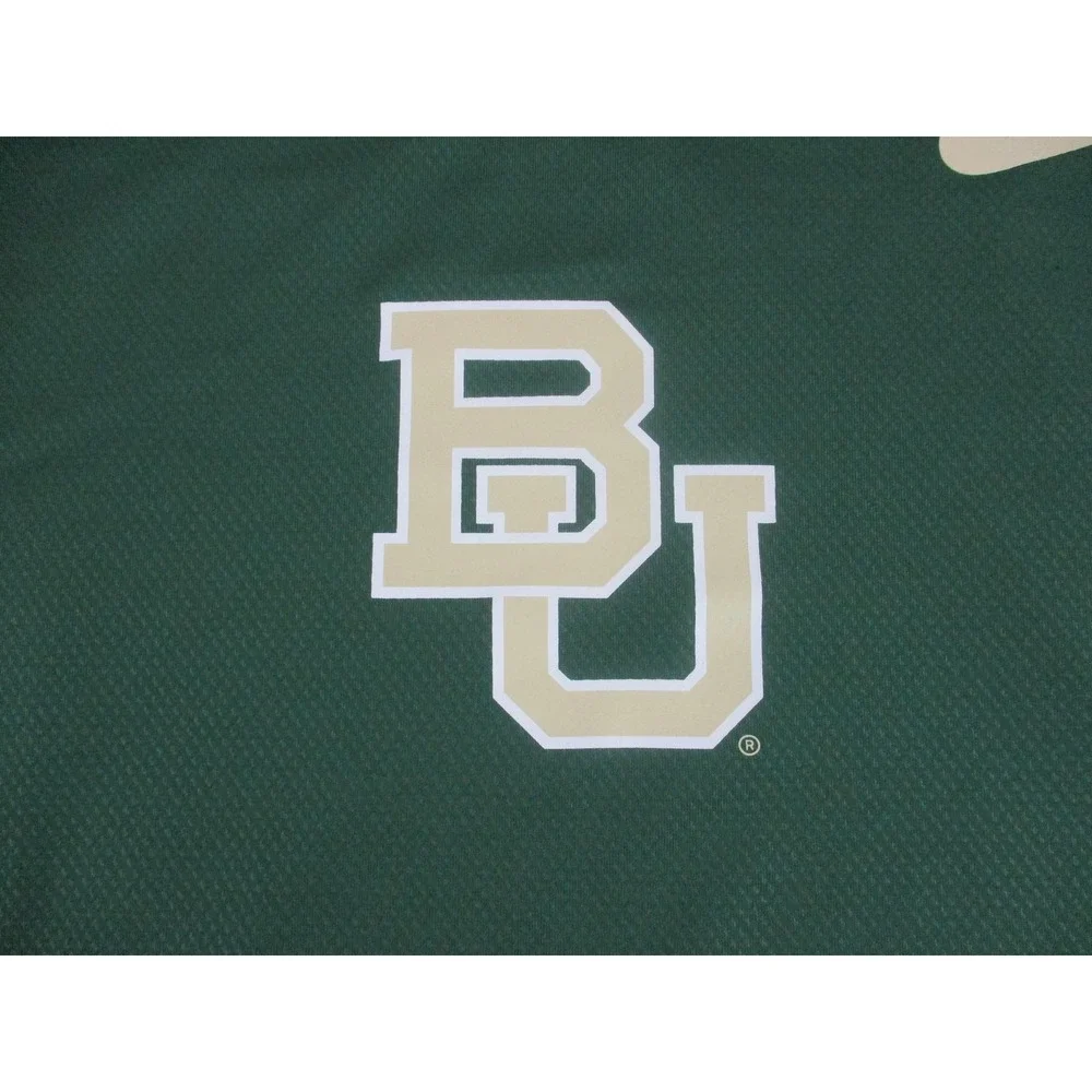 Baylor Bears Shirt Mens Extra Large Green Gray Nike NCAA Football Hypercool
